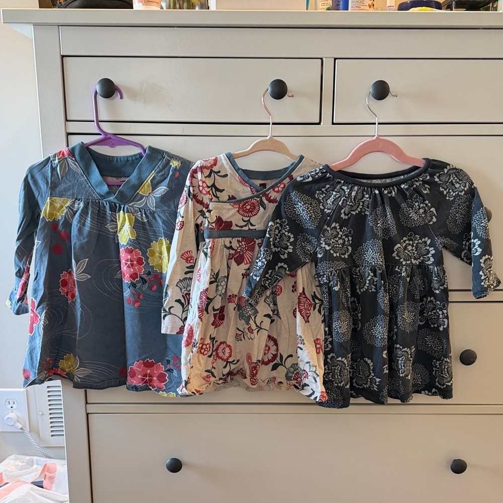 Tea Collection Set of 3 Dress/Tunics